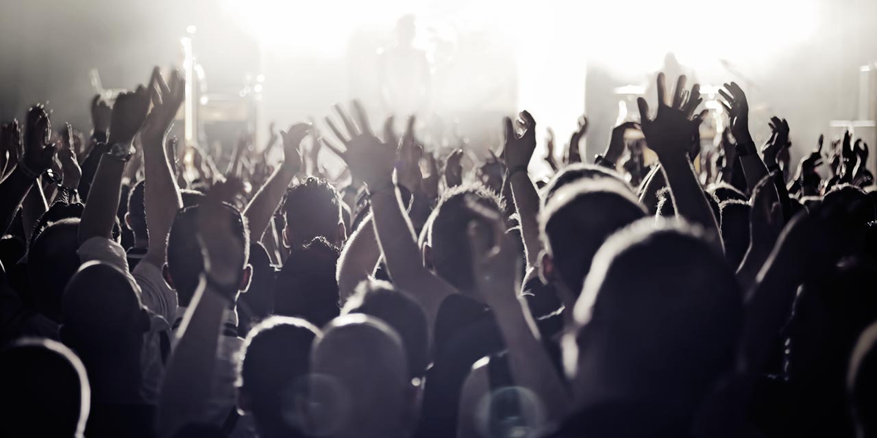 foule d'un concert